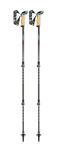 LEKI Cressida AS Stöcke, brownmetallic-Chocolate Brown, 90-125cm im Sale